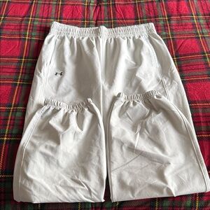 Under Armor Cream Colored Athletic Joggers